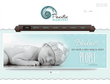 Tablet Screenshot of pacificmidwiferycare.com